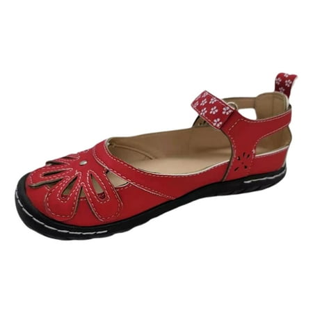 

Women Carina Sandals Summer Beach Floral Solid Thong Flat Sandals