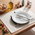 thumbnail image 6 of Smile Trees Merry Christmas Placemat for Dining Table 12 x 18 Inch Set of 4, 6 of 7