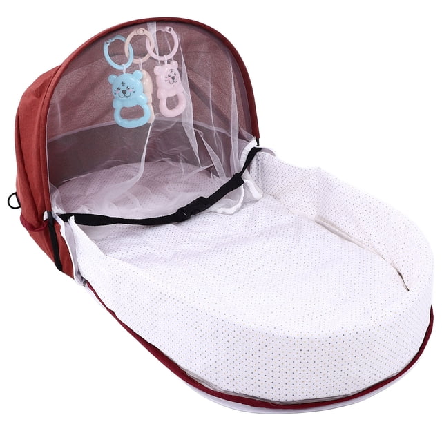 Moisés de viaje para bebé, cuna plegable, cama de bebé plegable suave, tumbona infantil portátil, valor excepcional
