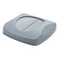 thumbnail image 1 of Rubbermaid FG268988GRAY Square Swing Top Trash Can Lid - Plastic, Gray, 1 of 1