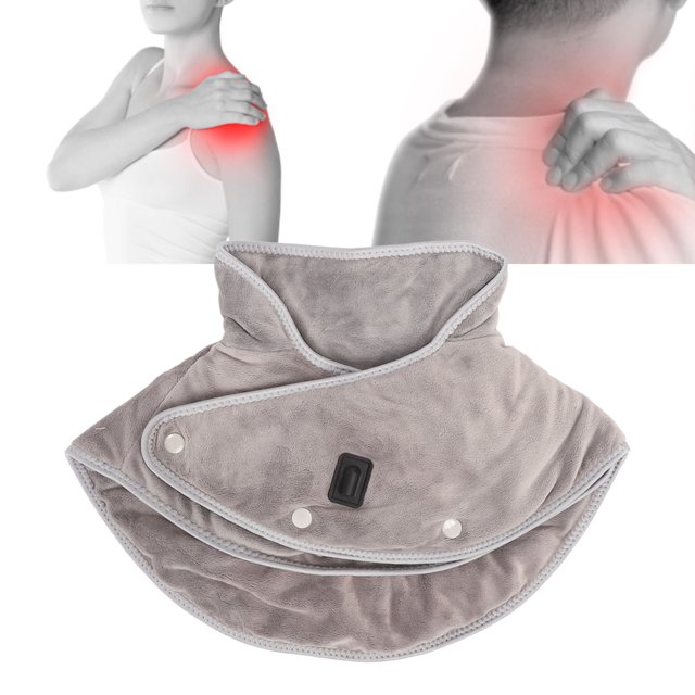 Wearable Electric Heated Pad, Neck Heating Pad Ache Reduction Timing Relaxing 3 Levels Temp Large for Leg for Back