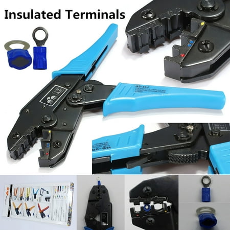 - Electricians Ratchet Crimper Crimping Plier Crimp Connector Tool 0.5-6.0mm