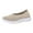 Beige, variant on Orthopedic Shoes for Women,Orthopedic Dress Shoes for Women,Women’s Knitted Flat Walking Shoes Comfortable Slip On Mesh Lightweight Low Heel Sneakers Casual Soft Gym Nurse Work Mom Loafers,Beige,5.5