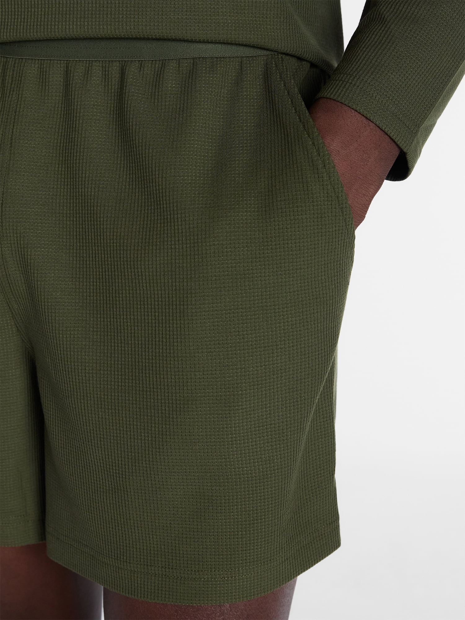 George Men's Waffle Knit Sleep Shorts, Sizes XS-3XL