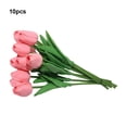 thumbnail image 3 of Matsuzay 10 unidades/juego de poliuretano para decoración del hogar DIY Flores artificiales Rosa, 3 of 6