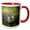 Red/White, variant on 3drose, Peru, Manu River Region. Giant River Otter Wildlife - Sa17 Gje0120 - Gavriel Jecan, 11oz Mug