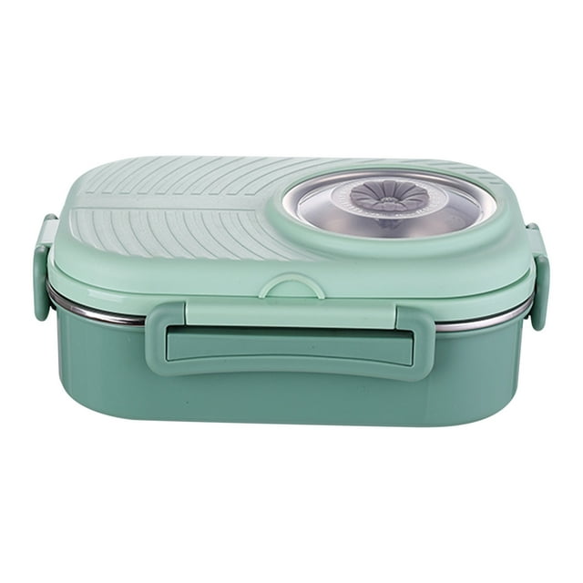 Cameland Stainless Steel Lunch Box Office Worker Student Lunch Box Sealed Lunch Box with Soup Bowl Student Tableware Compartment Insulation Lunch Box