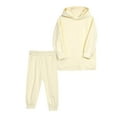 thumbnail image 2 of Avtoify Boys Hoodies Casual, Fall Hoodies for Boys, Boys Jacket Lightweight Leisure, Children's Long-Sleeve Hooded Set, Two-Piece Outfit of top and Pants, Solid Color Girls' Hooded Long-Sleeve Set, 2 of 3