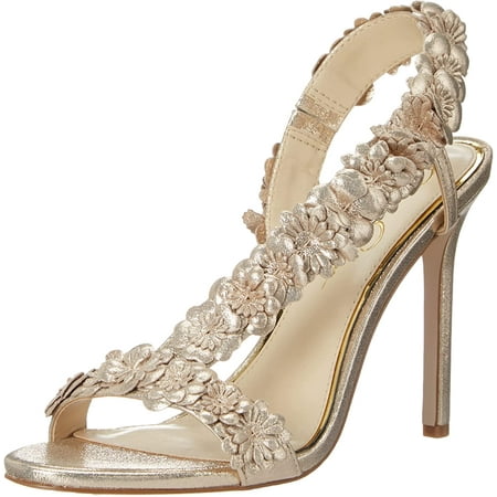 

Jessica Simpson Womens Jessin High Heel Sandal Heeled 8.5 Champagne