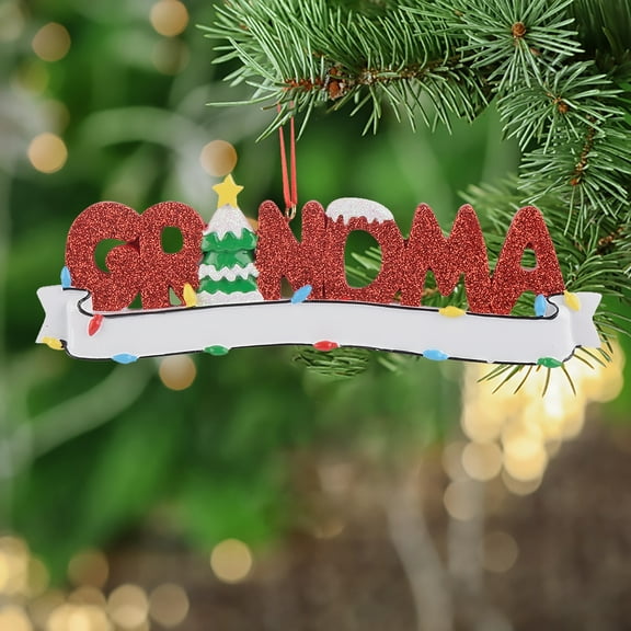 Maxora Personalized Ornaments Customized Christmas Gift for GRANDMA Free Customize