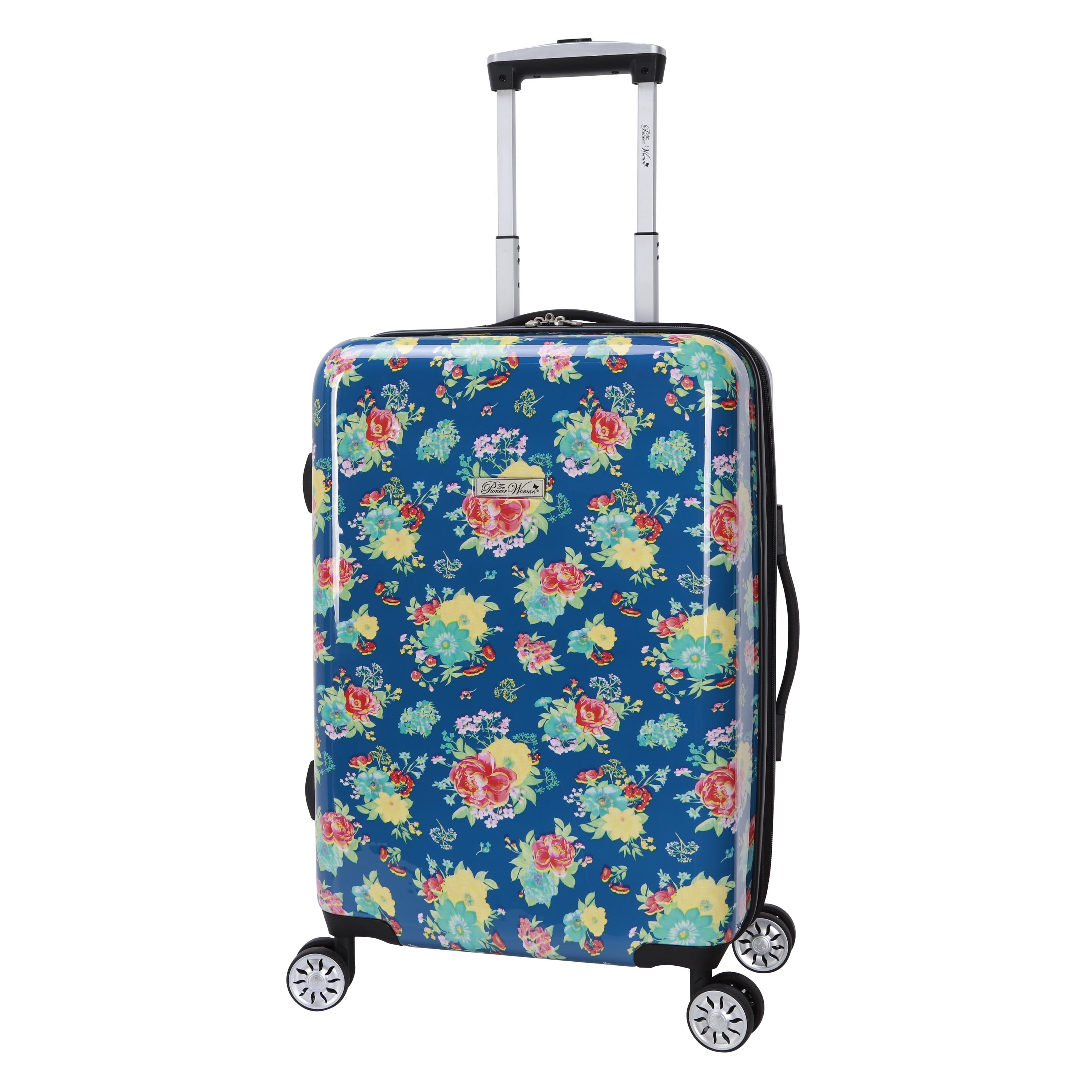 The Pioneer Woman 21 Hardside Carry On Luggage Fancy Flourish Walmart