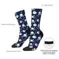 thumbnail image 4 of Fuzoiu Pirate Skulls 1 Print Athletic Crew Socks for Men & Women,Casual Crew Socks,Above Ankle Crew Socks for Business, Casual, 4 of 6
