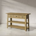 thumbnail image 4 of Jofran Telluride Rustic Distressed Acacia 50" Sofa Table with Drawers and Two Shelves, 4 of 10