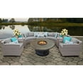 thumbnail image 2 of TK Classics Florence 8 Piece Outdoor Wicker Patio Furniture Set 08i, 2 of 5