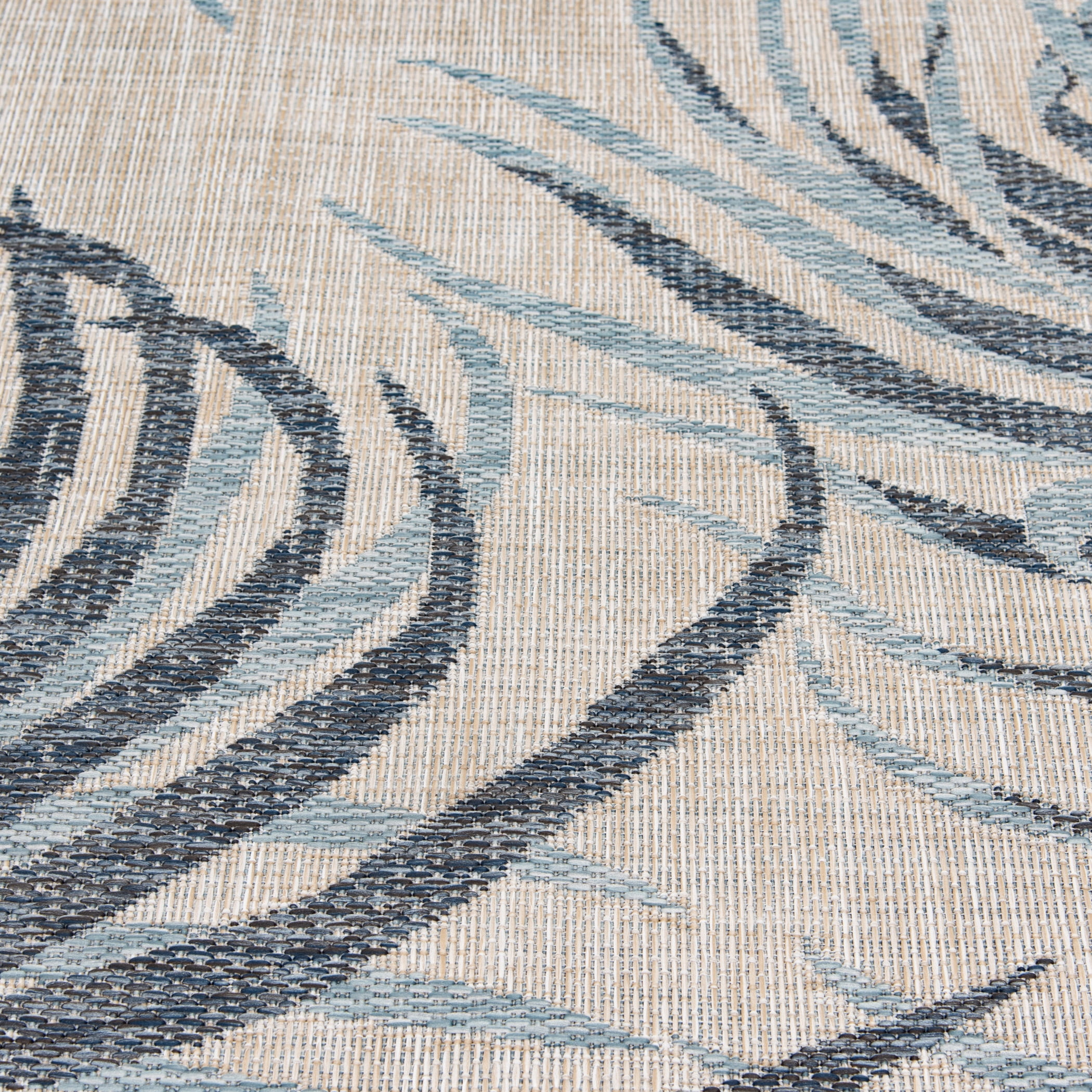 Loomaknoti Melbourne Dalon 5' x 7' Floral Indoor/Outdoor Area Rug , White