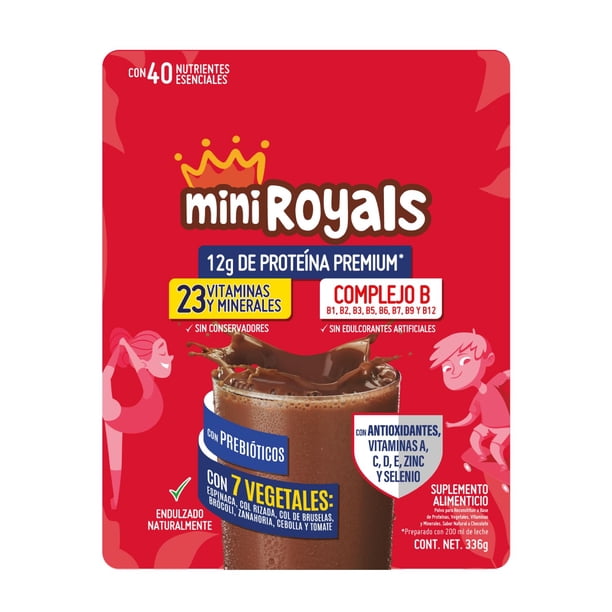 Malteada de Chocolate en Polvo para el Desarrollo de Niños desde 4 Años | Mix de 7 verduras | Endulzado Naturalmente, Proteína Premium, 40 Nutrientes Esenciales, Prebi