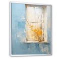 thumbnail image 2 of Designart "Farm Windows with Yellow Blooms II" Farm Framed Wall Art - Country Yellow Farm Windows Entryway Framed Wall Art, 2 of 6