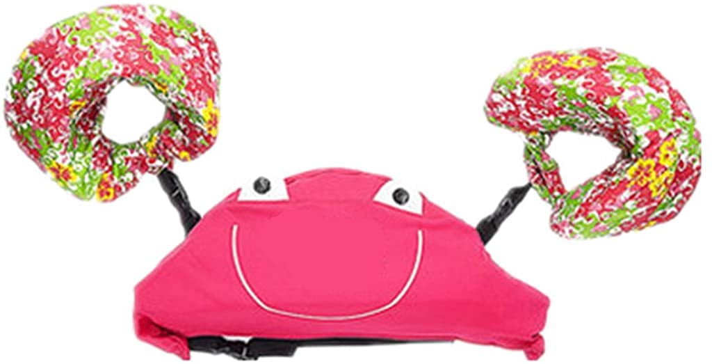 Kids Swim Arm Bands Rings - Boys Girls Adjustable Belt Floats Life Jacket Vest