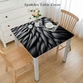 thumbnail image 2 of Round Tablecloth A Donkey Round Fitted Tablecloth with Elastic Edge, Oil Proof Table Cloth Wipe Clean Table Cover for Indoor and Outdoor Fits Medium, 2 of 7