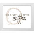 thumbnail image 3 of CAD Designs 4x14 White Modern Wood Framed Wall Art Titled - After Coffee, 3 of 5