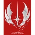thumbnail image 2 of Girl's Star Wars: Obi-Wan Kenobi Shattered Jedi Knight Emblem Graphic Tee Red Large, 2 of 5