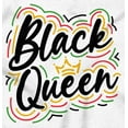 thumbnail image 2 of Black Queen Crown Empowerment Quote Hoodie Sweatshirt Women Brisco Brands X, 2 of 3