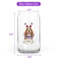 thumbnail image 5 of 4th of July Basset Hound Celebrates Independence Day 16oz Glass Cup Mug Bassets Dog Breed Lovers Gifts Idea Glass Can - 12010, 5 of 5