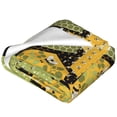 thumbnail image 4 of Bingfone Bee Honey Print Flannel Fleece Blanket Throw Blanket For Bed,Sofa,Couch,Travel,Camping(50"X40"), 4 of 9