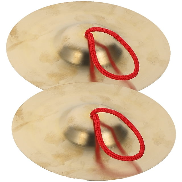 1 Paire de Cymbales à Main Instrument de Percussion Jouet Cymbale Danse du Ventre pour Enfants Adultes