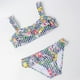 thumbnail image 3 of Traje De Baño Para Niñas Traje De Baño Para Niños Pequeños Sling Flower Dolphin Print Beach Ruffle Bikini Suit Multicolor Odeerbi  LM103-3445, 3 of 5