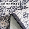 thumbnail image 5 of Washable 3x7 Entryway Runner Rug: Farmhouse Wide Kitchen Rug Soft Water Resistant Floor Mat For Bathroom Bedroom Non-slip Indoor Carpet Living Room Dining Hallway(3x7 Black), 5 of 9