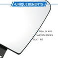 thumbnail image 3 of Unique Bargains 1 Set Mirror Glass Replacement for Ford E150 E250 E350 1992-2007 Left Driver Side Upper Part W/ Backing Plate, 3 of 6