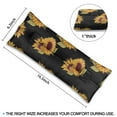 thumbnail image 4 of Boho Chic Sunflower Seatbelt Pillow - Soft Mastectomy Cushion for Car - Floral Design for Post Surgery Recovery - Pressure Relief for Breast & Heart, 4 of 7