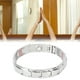 thumbnail image 5 of Fugacal Pulsera de terapia de acero de titanio, reduce el peso, regalo perfecto, pulsera de terapia magnética, longitud ajustable para uso diario para mujeres Fugacal No se aplica, 5 of 6