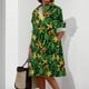 thumbnail image 2 of Vestido camisero Medlor 2025 de verano de manga larga con estampado floral para mujer, 2 of 6
