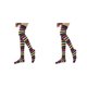 thumbnail image 3 of Minnieouse Medias Pantimedias Calcetines altos iris Muslo Accesorios de juego de roles para fiesta Type5 NO5, 3 of 6