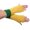 C, variant on Yanyanz Gloves Mittens, Women Autumn And Winter Contrast Color Pineapple Pattern Knit Warm Half Gloves, Gloves F One Size