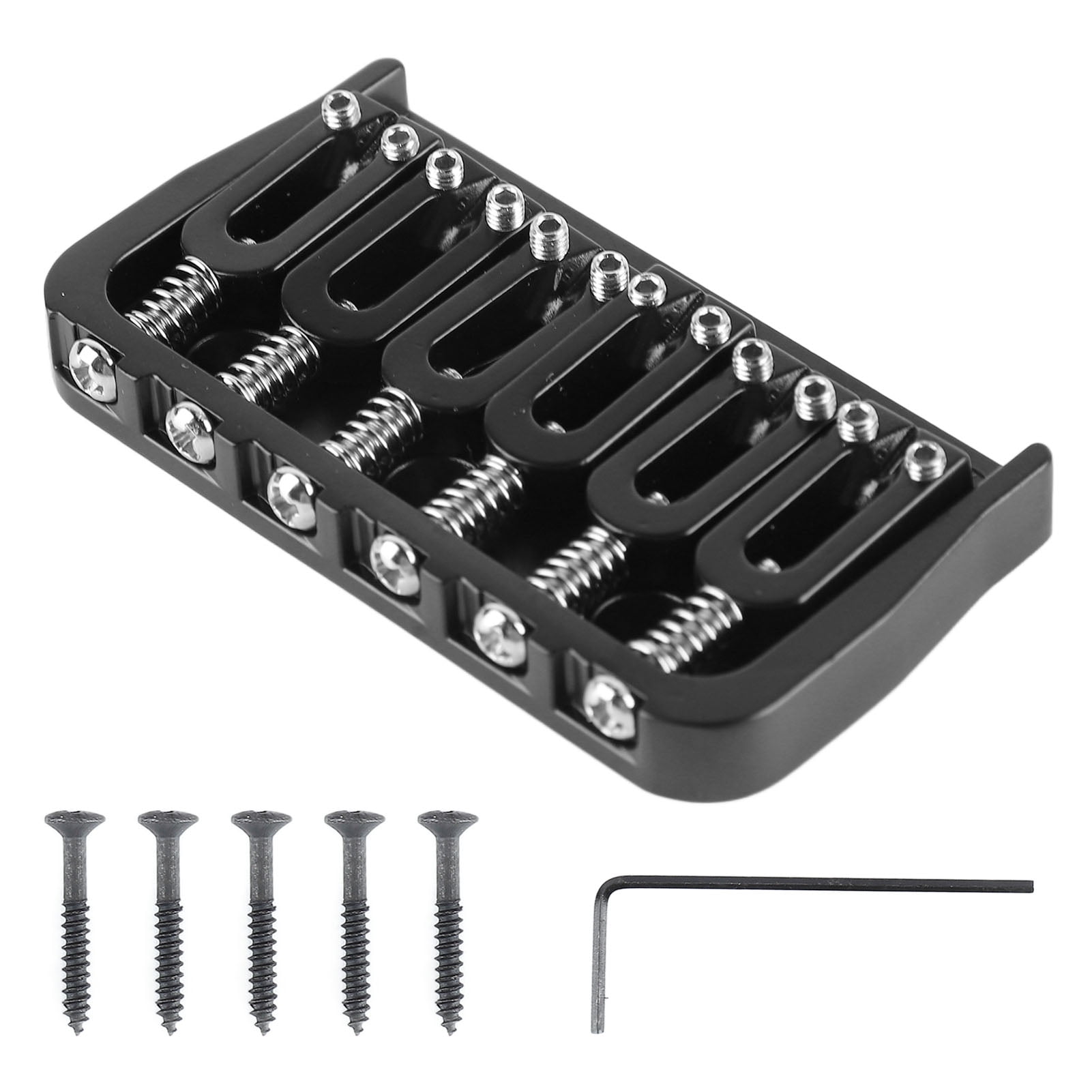 Adjustable Electric Guitar Fixed Bridge, Premium Metal Construction for Enhanced Tone  Pitch Accuracy, Easy Install