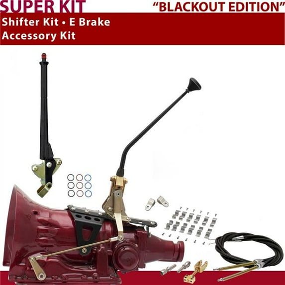 American Shifter TH350 Shifter Kit 12 in. E Brake Cable Clamp Clevis for CDEDB