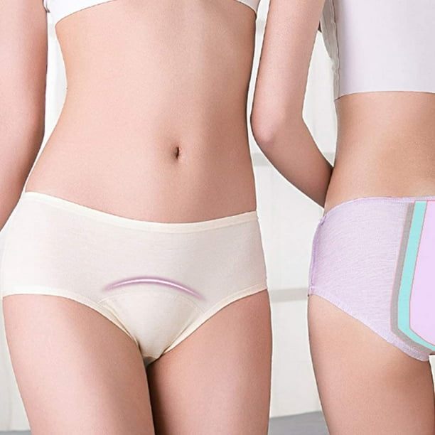 Women Menstrual Period Underwear Leak Proof Cotton Ladies Panties