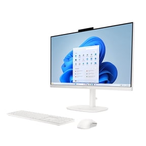 (Open Box) HP 24-cu0923 23.8" FHD N350 1GHz Intel Graphics 8GB RAM 512GB SSD Win 11 Home Cashmere White