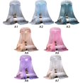 thumbnail image 6 of Princess Round Dome Canopy Bed Curtain for Girls Adults,Children Dreamy Mosquito Net,Cute Bedroom Decoration Castle Play Tent Reading Nook Canopies (Dome), 6 of 6