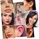 thumbnail image 5 of CHAO Pendientes de aro finos con colgante elegante y colorido de color sólido para mujeres y hombres, unisex, 8 mm, 5 of 5
