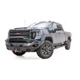 thumbnail image 2 of Fab Fours Bumper GM20-X5052-1 Matrix Series; One Piece Design; Direct Fit; Mounting Hardware Included; With Pre-Runner Guard; With D-Ring Mounts; Black Powder Coated 3/16 Inch Plate Steel, 2 of 5