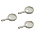 thumbnail image 4 of Juego de 3 portavelas de cerámica para té, decoración del hogar, candelabro multiusos Blanco, 4 of 9