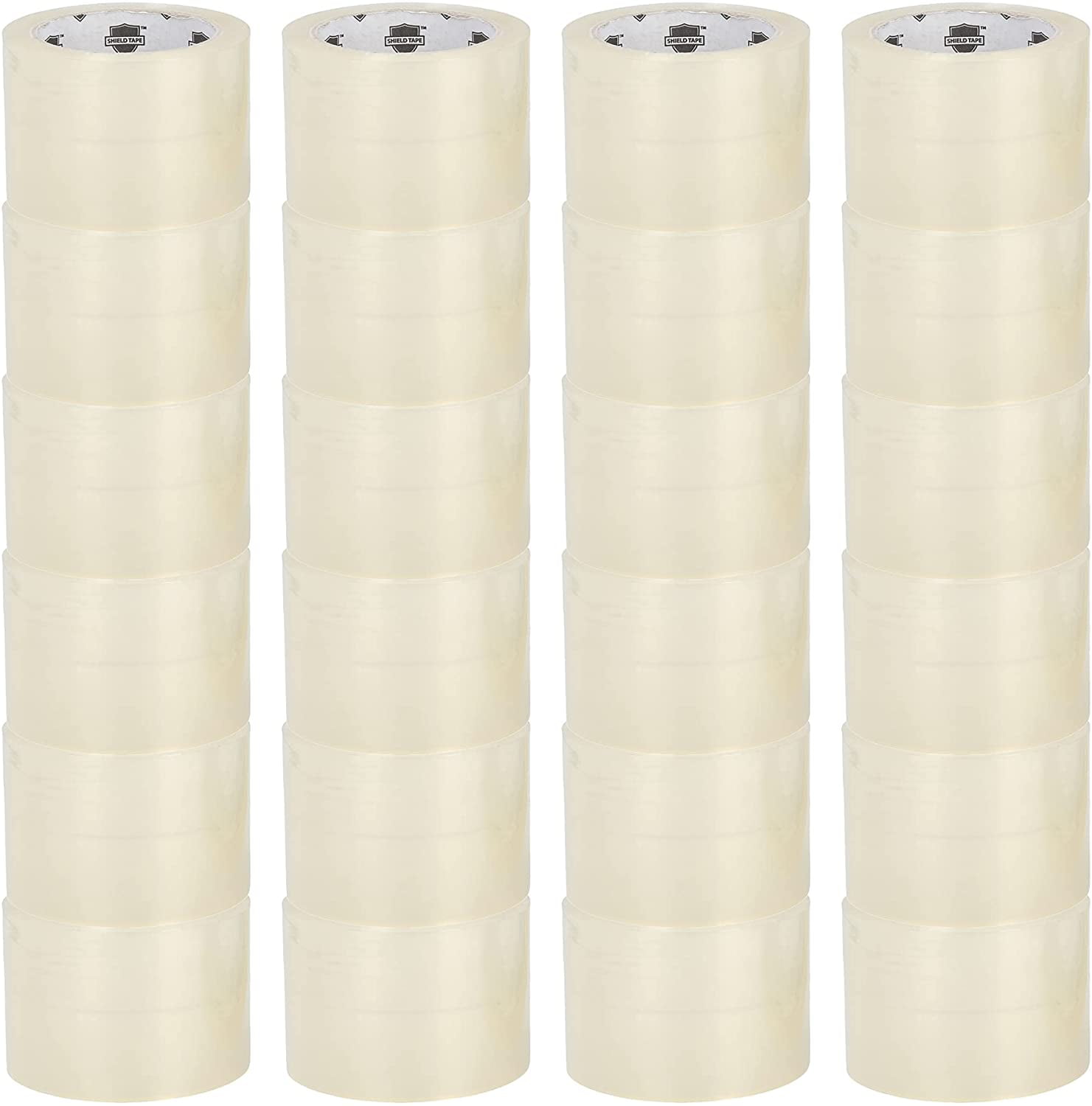 72mm x 50m Clear Carton Box Sealing Packing Packaging Tape 1.75 Mil - 24 Rolls