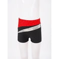 thumbnail image 6 of Nyeemya Girls 2Pcs Long Sleeve Leotards with Active Shorts Dancewear Outfits for Ballet Unitard Red 8, 6 of 7