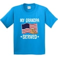 thumbnail image 3 of Inktastic Military Grandson My Grandpa Served Youth T-Shirt, 3 of 5