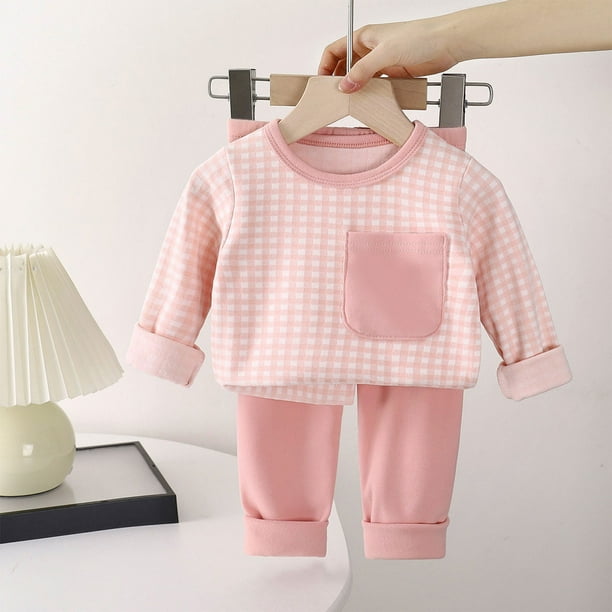 Cowsor Newborn Girl Clothes Baby Boys Sweatsuit Hooded Fleece Pullover and Pants Outfits Set Winter Loungewear 2 Piece