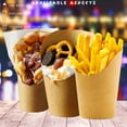thumbnail image 5 of Dalrosia French Fry Cups Disposable Paper Cup Charcuterie Cups Disposable French Fry Holder Pack Of 50 Appetizer Cups, 5 of 7
